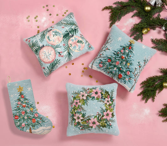 Holiday Christmas Tree Hook Stocking