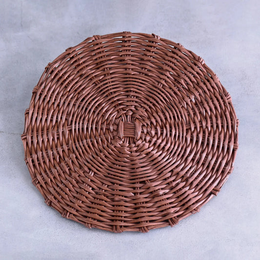 VIDA Faux Wicker Placemats S/4 (Brown)