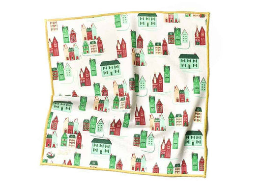 Flying Santa Napkins Set of 4