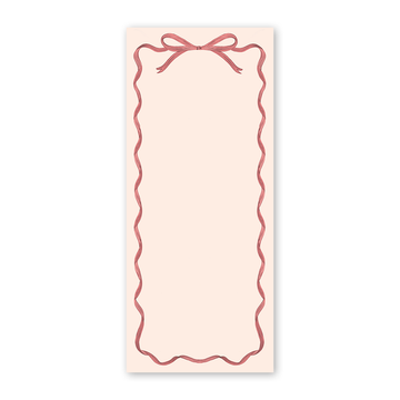 Ribbons Skinny Notepad