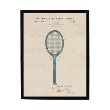 Watercolor Tennis Racket Patent