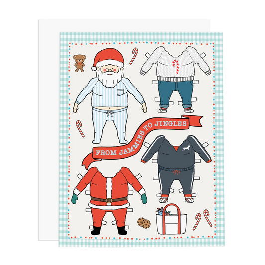 Santa Dress Up Doll Card