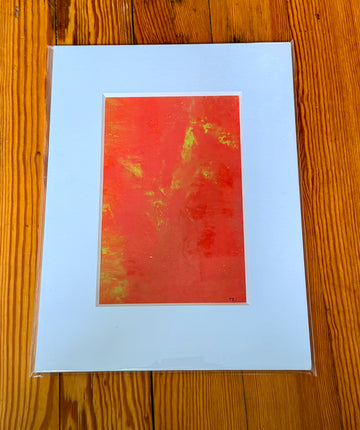 Studies of Red by Tei Tober — Original Oil Pastel Study