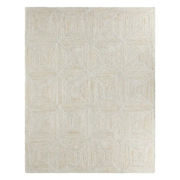 Natural Tobago White Rug, 9x12 Jute
