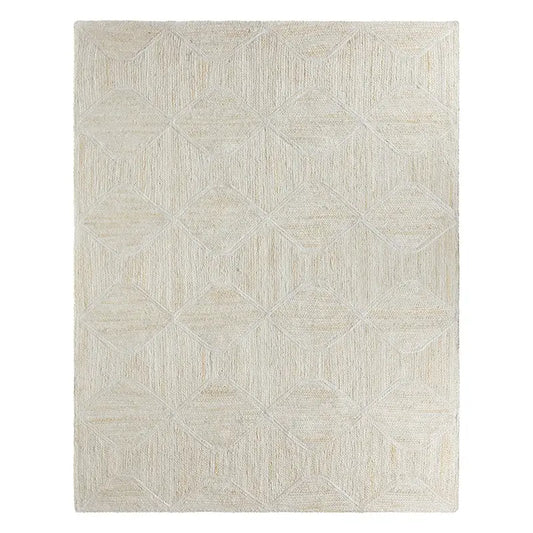 Natural Tobago White Rug, 9x12 Jute