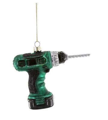 Cordless Drill - Green Christmas Ornament