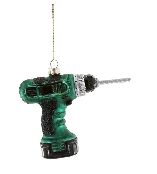 Cordless Drill - Green Christmas Ornament