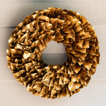 Gold Lacquered Wreath