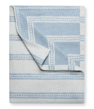 Tile Stripe Fog Lightweight Blanket