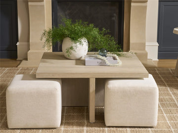 Dockside Cocktail Table with Ottoman