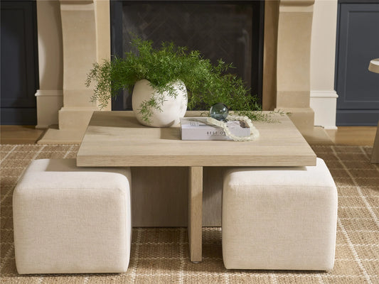 Dockside Cocktail Table with Ottoman