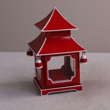 HOLIDAY Pagoda Lantern (Red)