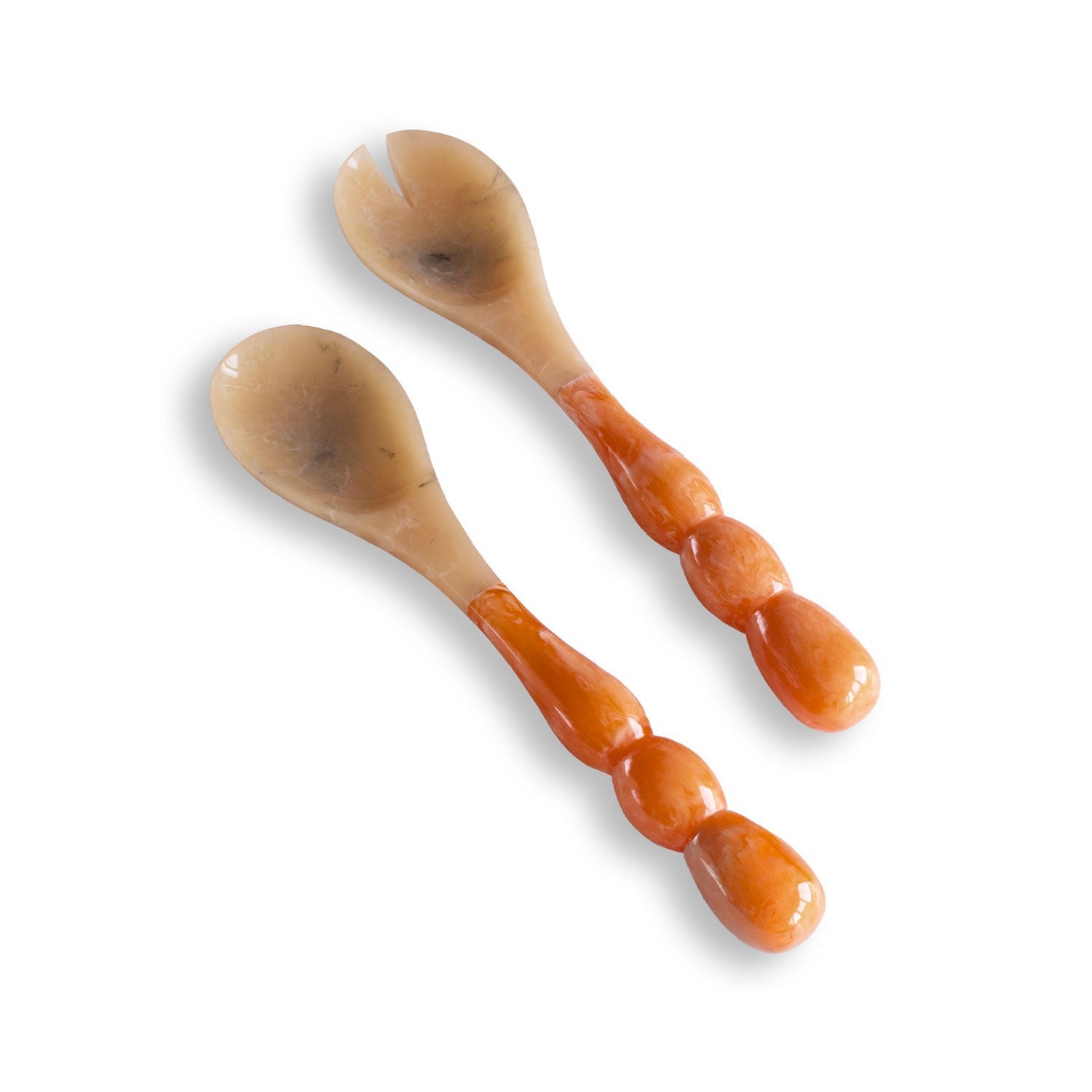 RESIN Rio Bubble Salad Servers(Orange)