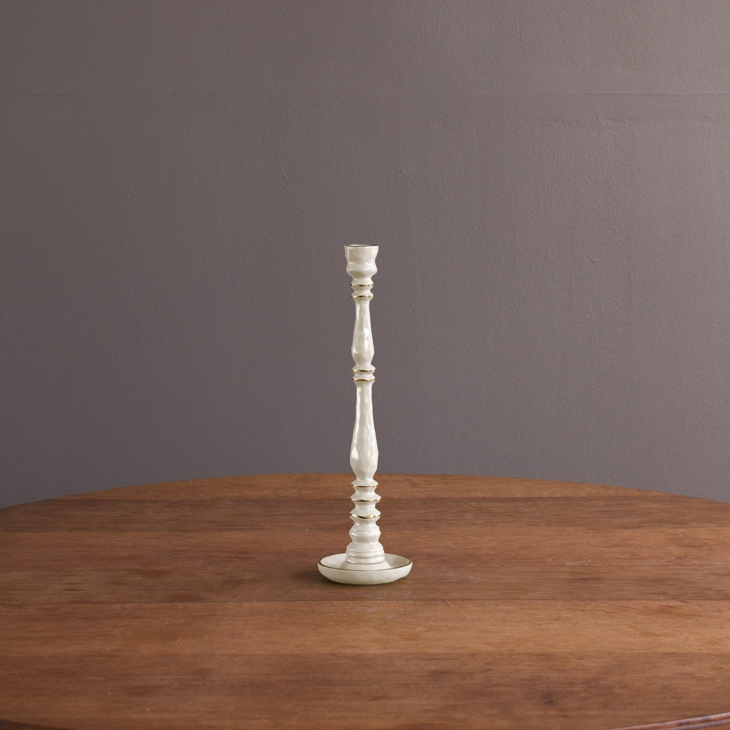 ENCANTO Crosby Small Candlestick Holder (Cream)