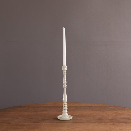 ENCANTO Crosby Small Candlestick Holder (Cream)