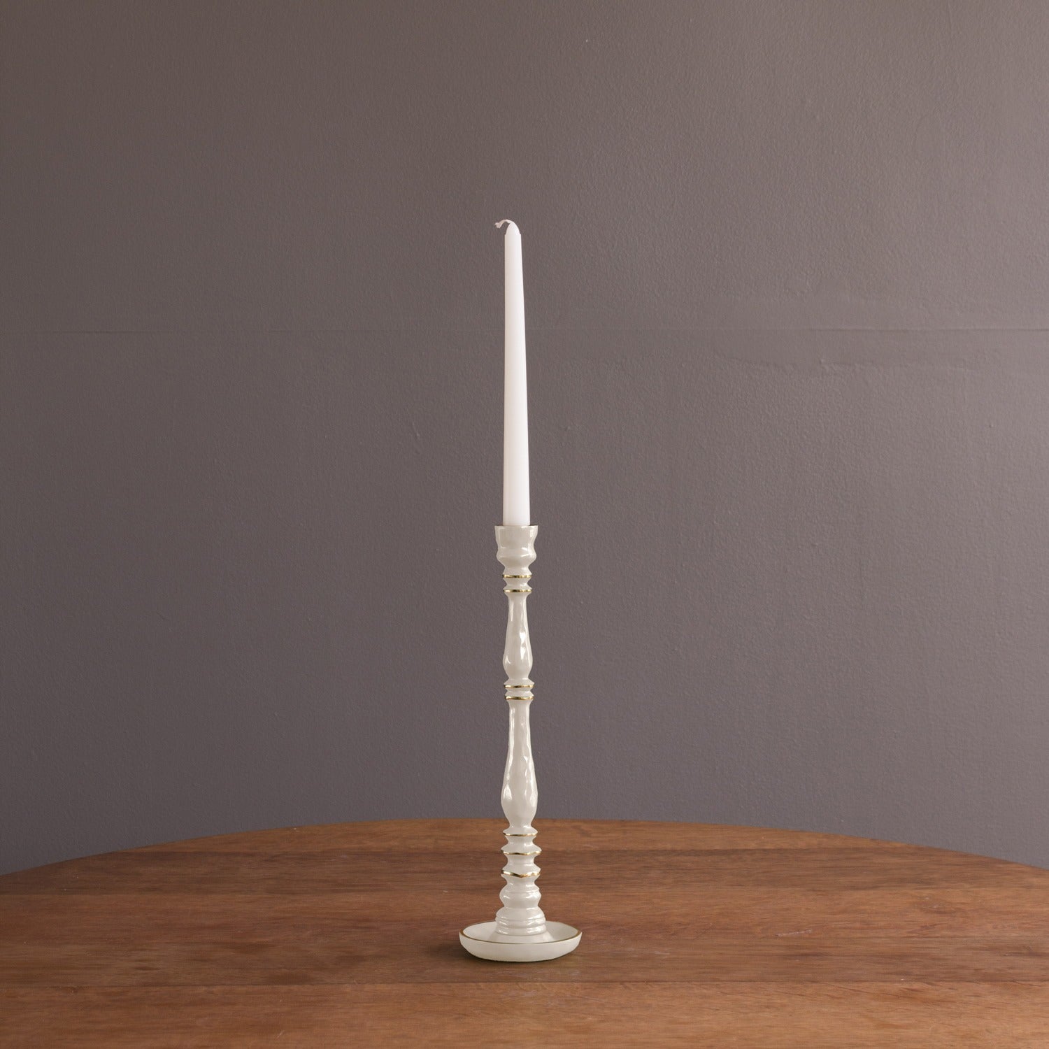 ENCANTO Crosby Small Candlestick Holder (Cream)