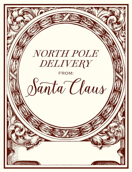 Santa's North Pole Delivery Gift Tags