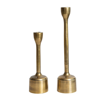 Aluminum Taper S/2 Antique Gold