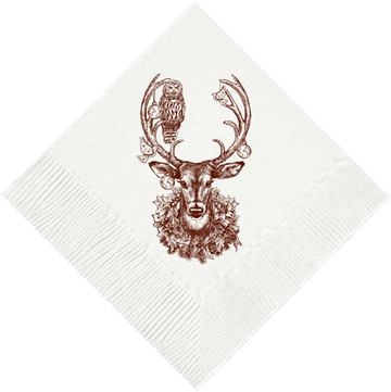Christmas Deer Cocktail Napkins