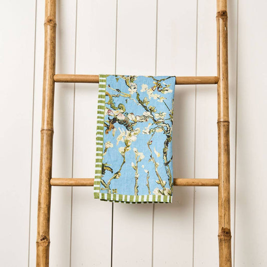 Almond Tree - Indigo Tea Towel